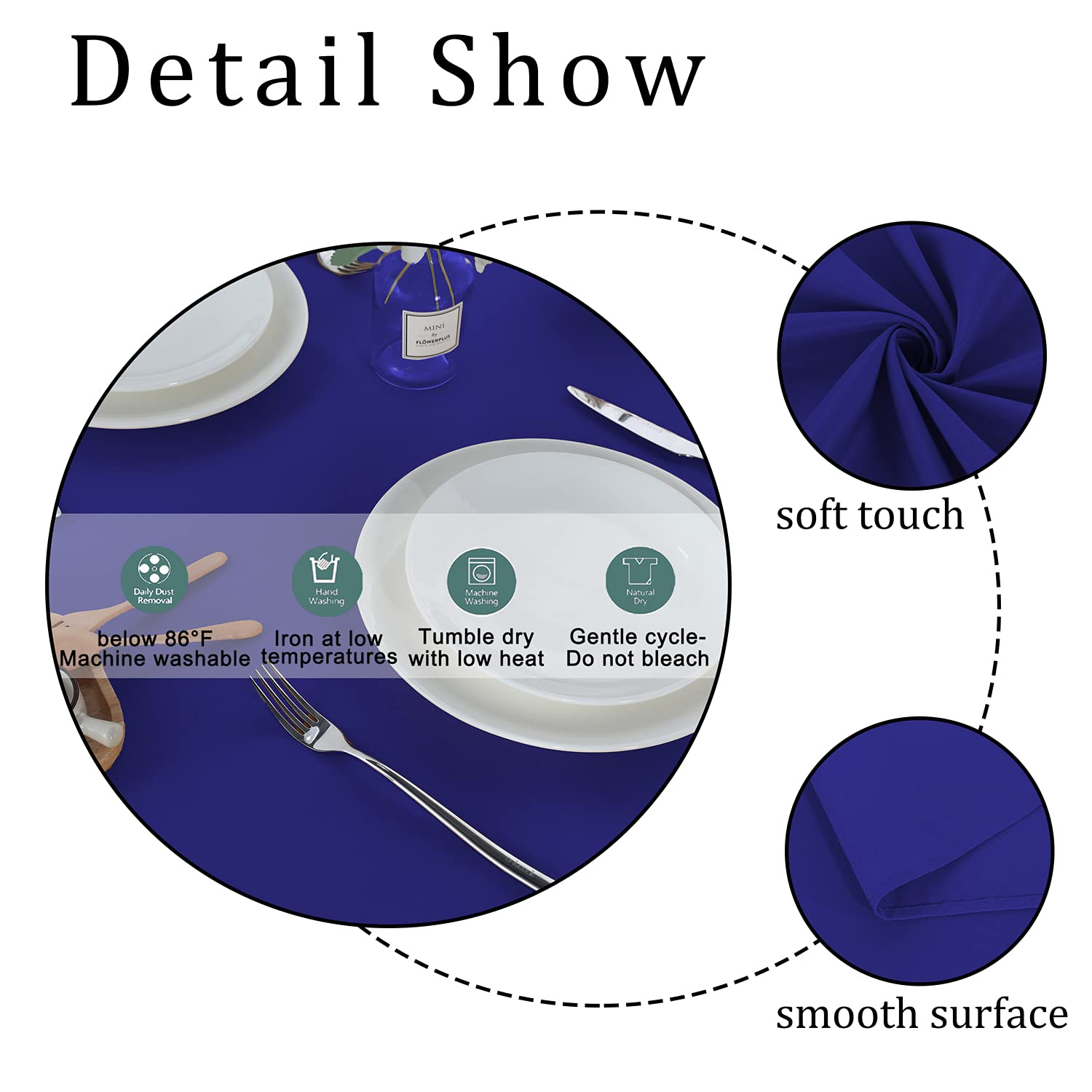 Fitable Rectangle Tablecloth 60X84 Inch Tablecloth Stain And Wrinkle Resistant Washable Polyester Table Cloth, Decorative Fabric